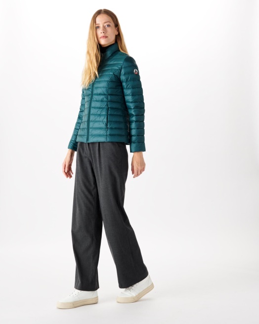 Lichtgewicht Donsjack Vert Fonce Cha Jott