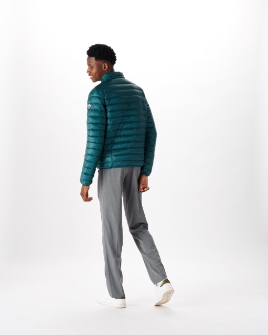 Lichtgewicht Donsjack Vert Fonce Mat Jott