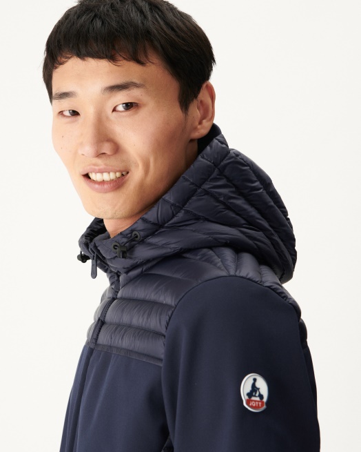 Marine Donsjack Met Capuchon Paco Jott