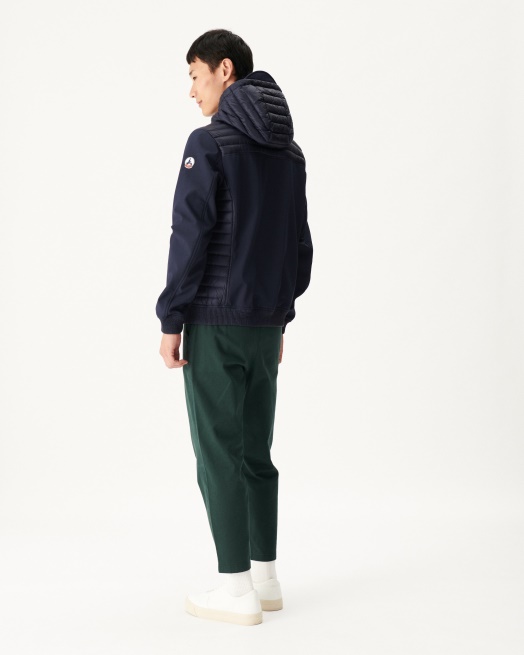Marine Donsjack Met Capuchon Paco Jott