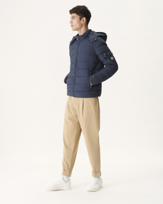 Marine Extreem Koud Donsjack Met Capuchon Adrien Jott