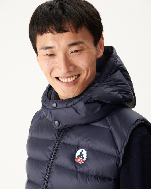 Marine Extreem Koud Mouwloos Donsjack Zilver Jot