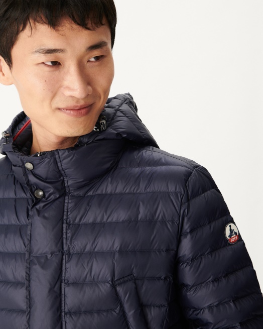 Marine Licht Donsjack Met Capuchon Florent Jott