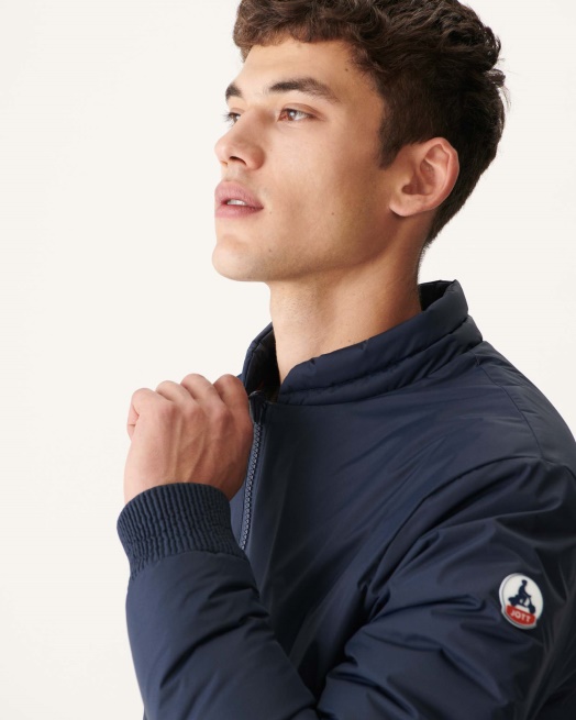 Marineblauw/rood Omkeerbaar Donsjack Bombay Jott