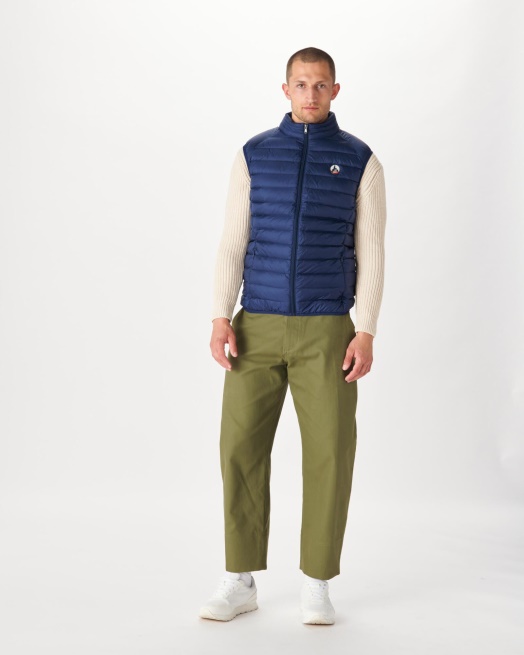 Mouwloos Donsjack Blue Abysse Tom Jott