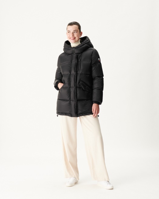 Noir Extreem Koud Delhi Pufferjack Met Capuchon Jott