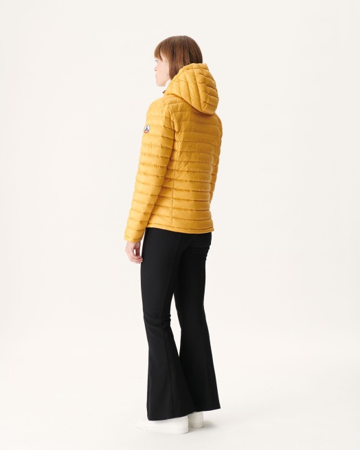 Omkeerbaar Donsjack Caramel/moutarde Vienna Jott