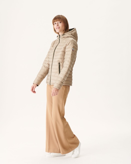 Omkeerbaar Donsjack Leger/beige Vienna Jott