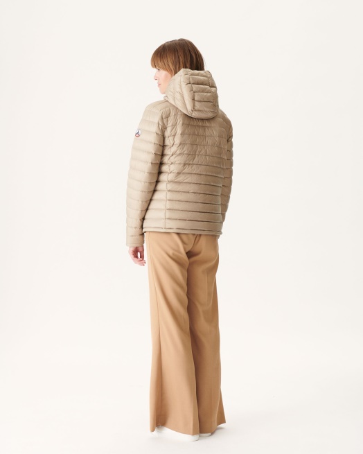 Omkeerbaar Donsjack Leger/beige Vienna Jott