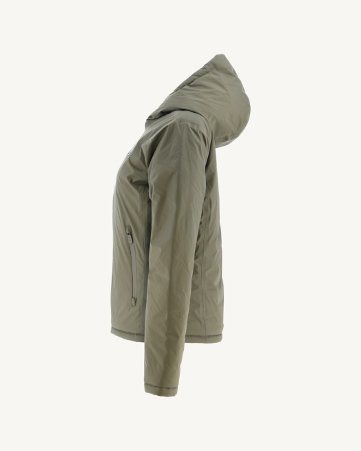 Omkeerbaar Donsjack Leger/beige Vienna Jott