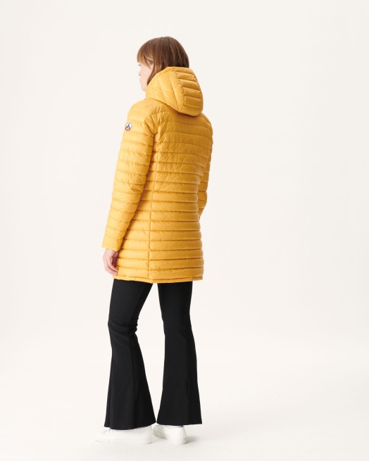 Omkeerbaar Licht Donsjack Karamel/moutarde Moscou Jott