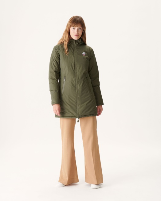 Omkeerbaar Licht Donsjack Leger/beige Moscou Jott