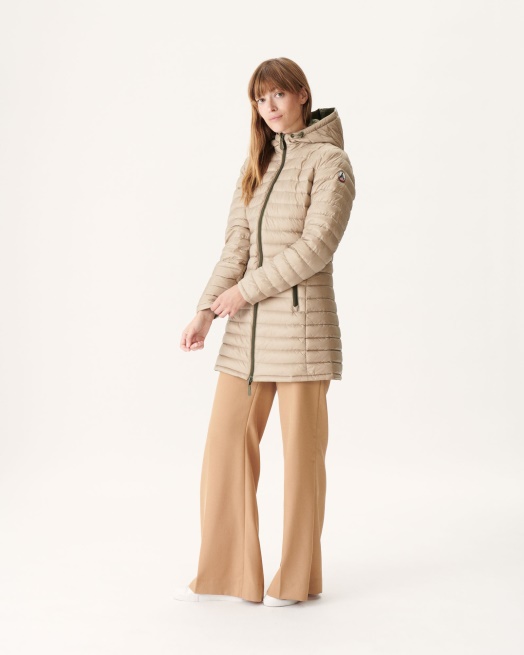 Omkeerbaar Licht Donsjack Leger/beige Moscou Jott