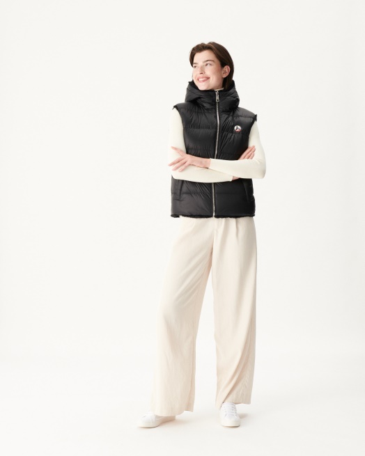 Omkeerbaar Zwart Donsjack Daria Jott