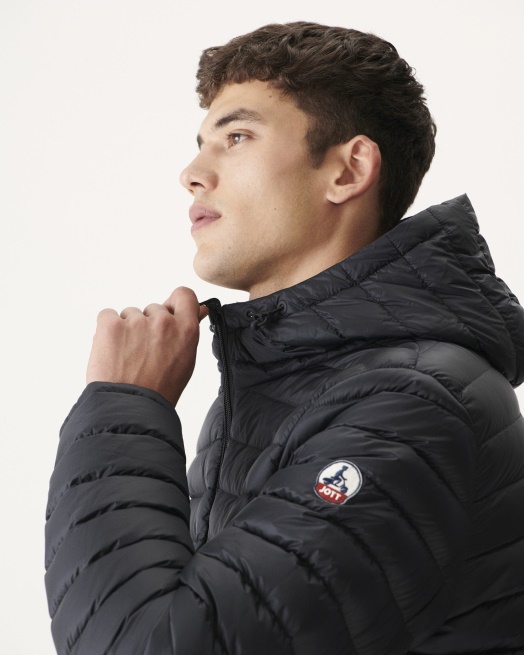 Print Militaire/noir Omkeerbaar Licht Donsjack Amsterdam Jott