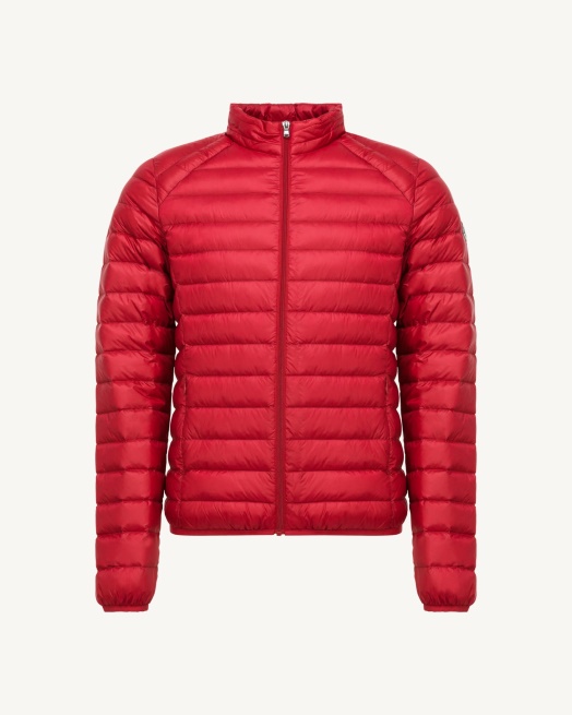 Rood Lichtgewicht Donsjack Mat Jott