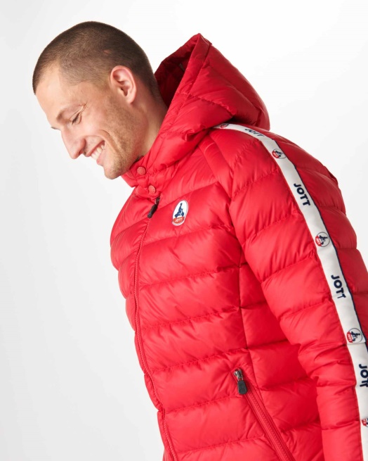 Rouge Extreem Koud Donsjack Met Capuchon Ankara Jott