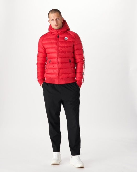 Rouge Extreem Koud Donsjack Met Capuchon Ankara Jott