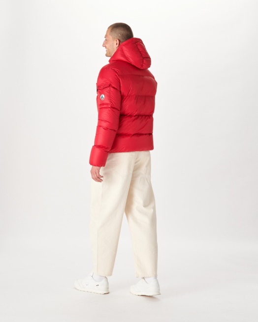 Rouge Extreem Koud Donsjack Met Capuchon Java Jott