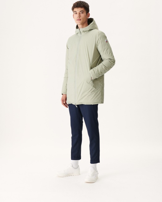 Salie Groen/leger Omkeerbaar Licht Pufferjack Amsterdam Jott