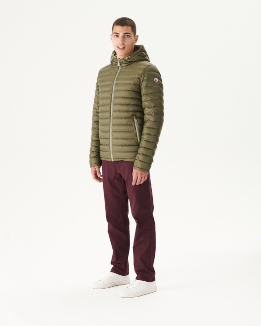 Sauge/leger Omkeerbaar Pufferjack Met Capuchon Bergen Jott