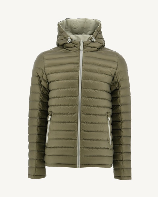 Sauge/leger Omkeerbaar Pufferjack Met Capuchon Bergen Jott
