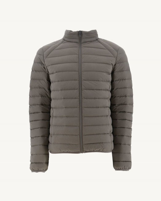 Taupe Aragon Lichtgewicht Stretch Puffer Jack Jott
