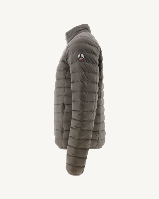 Taupe Aragon Lichtgewicht Stretch Puffer Jack Jott