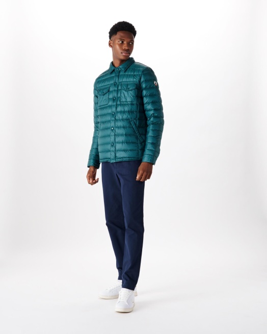 Vert Fonce Licht Donsjack Cris Jott