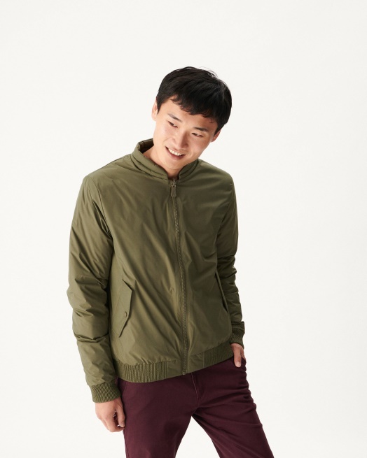 Leger/beige Omkeerbaar Donsjack Bombay Jott