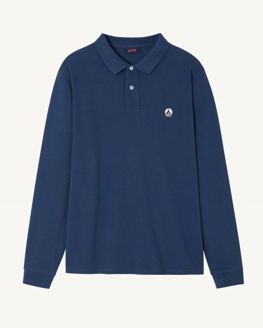 Jott Blauw Abysse Poloshirt Arcachon