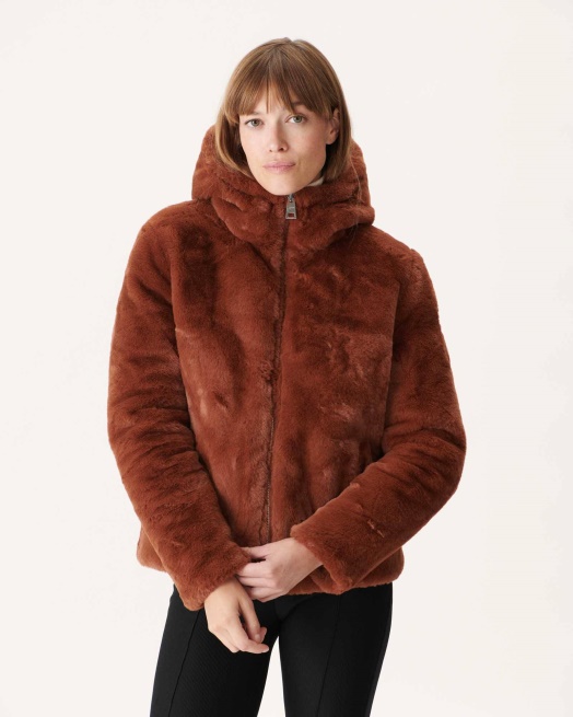 Jott Extreme Koude Omkeerbare Donsjas Caramel Gala