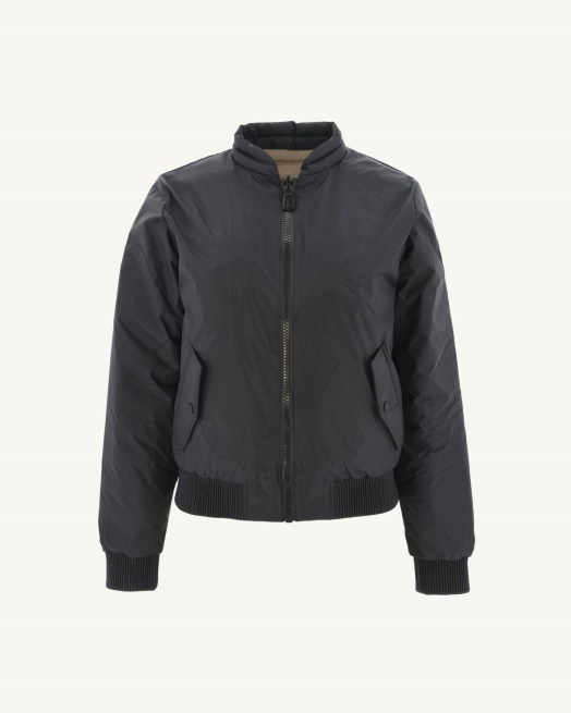 Jott Omkeerbaar Donsjack Noir/beige Hanoi