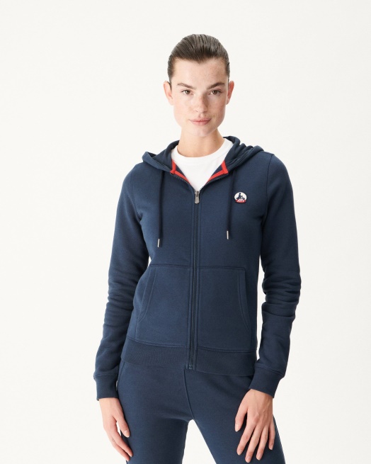 Jott Marineblauwe Hoodie Van Oaxaca